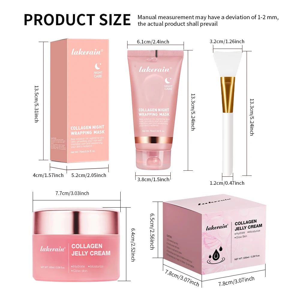 Lakerain® -Collagen Peel-Off Face Mask and jelly cream