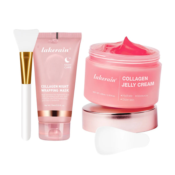 Lakerain® -Collagen Peel-Off Face Mask and jelly cream