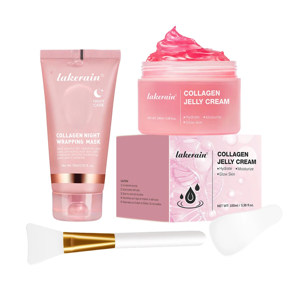 Lakerain® -Collagen Peel-Off Face Mask and jelly cream